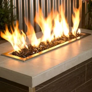 Classic Fire Glass 1/2 Inch Black