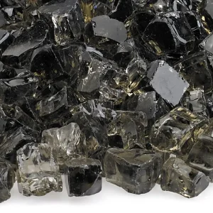1/2 Inch Bronze Fire Glass