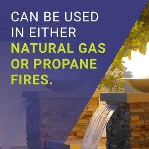 1/2 Inch Bronze Fire Glass