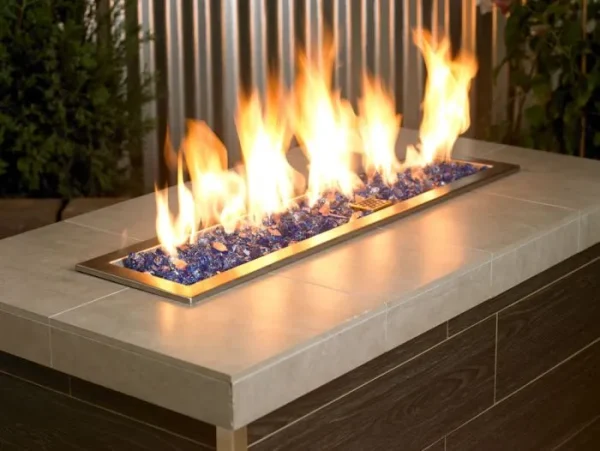 classic fire glass 1/2 inch cobalt blue​