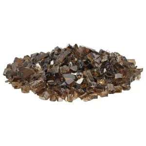 1/2 Copper Reflective Fire Glass