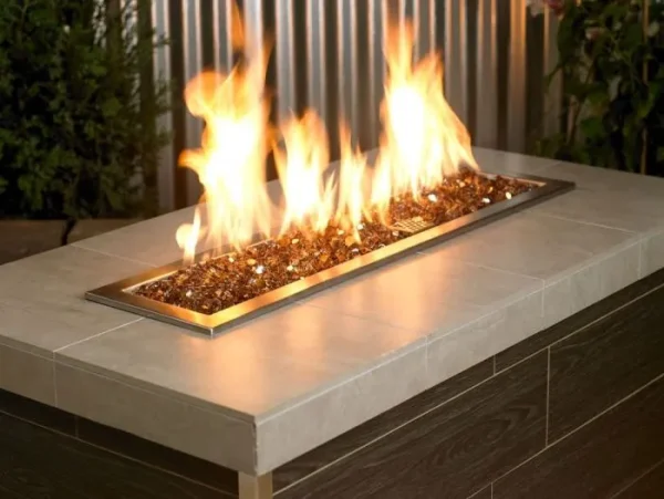 1/2 Copper Reflective Fire Glass