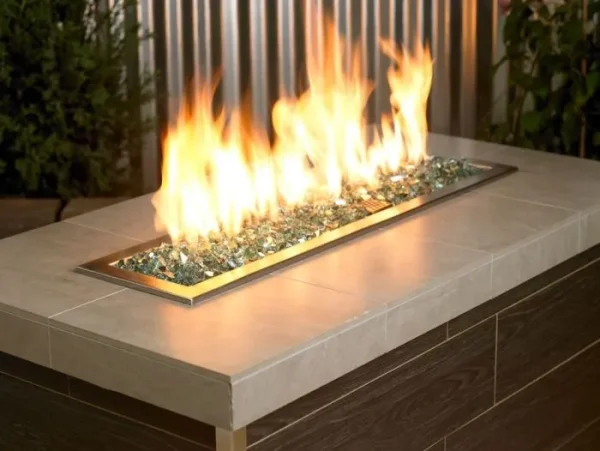 1/2 inch evergreen reflective fire glass​