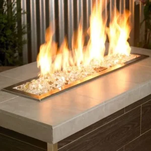 1/2 Inch Gold Reflective Fire Glass