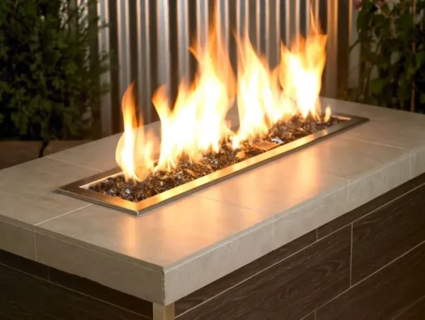 1/2 Inch Gray Fire Glass