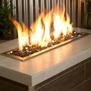 1/2 inch Gray Reflective Fire Glass