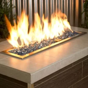 1/2 inch pacific blue reflective fire glass​