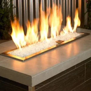 classic fire glass 1/4 inch clear