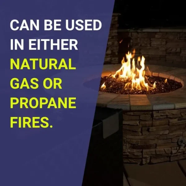 1/4 inch copper fire glass​