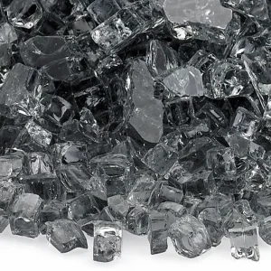 1/4 Inch Gray Fire Glass