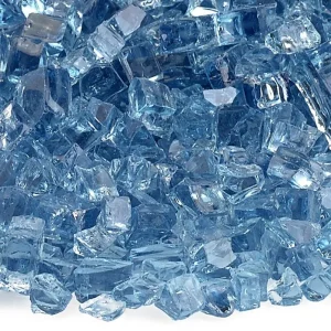 1/4 inch pacific blue fire glass​