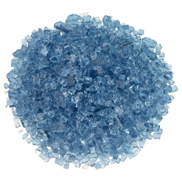 1/4 inch pacific blue fire glass​