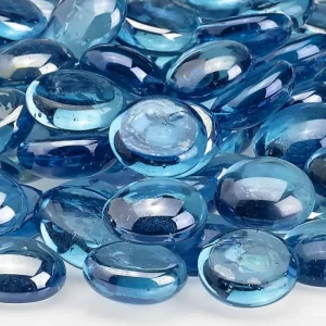 Aqua Blue Luster Fire Beads - fire glass​