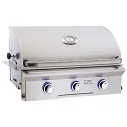 Built In Grill - American Outdoor Grill 30" - L/NAT Gas Grill Without Backburner