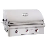 Built In Grill - American Outdoor Grill 30" - T/NAT Gas Grill Without Backburner
