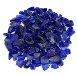 Dark Blue Fire Pit Glass – Medium