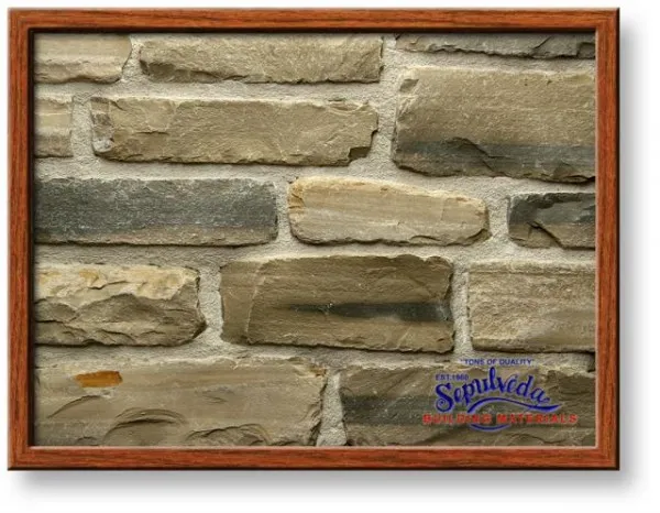 Ledgestone | Lompoc Grey Blend Tumbled Ledgestone