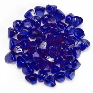 Midnight Blue Zircon Fire Glass