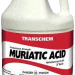 Tackle tough cleaning tasks with Muriatic Acid. This highly corrosive solution is perfect for cleaning brick, etching concrete, and maintaining swimming pools. Product Description Muriatic Acid 1 Gallon is a potent cleaning and etching solution, chemically identical to Hydrochloric Acid (HCl). Known for its strong corrosive properties, it effectively breaks down materials and residues, making it an excellent choice for industrial and household cleaning projects. This acid is commonly used to clean brick, remove tough stains, etch concrete for better adhesion, and maintain swimming pools. Its versatility makes it an essential product for professionals and homeowners tackling heavy-duty cleaning and restoration tasks. While highly effective, this product requires careful handling due to its strong corrosive nature and should always be diluted as needed. Muriatic Acid 1 Gallon Specifications Type: Inorganic acid (HCl) Strength: Highly corrosive Application Areas: Cleaning brick and masonry Etching concrete surfaces Swimming pool maintenance Cleaning metals (with proper precautions) Key Features: Breaks down tough residues and deposits Prepares concrete for coatings or sealers Ideal for industrial and household applications Can be diluted with water for various tasks Muriatic Acid Additional Features Multi-Use Formula: Suitable for cleaning, etching, and stain removal across different materials. Powerful Performance: Handles stubborn grime and residues that regular cleaners cannot. Customizable Strength: Can be diluted to achieve the desired intensity for specific applications. Industrial-Grade Solution: Designed for professional-grade cleaning and preparation tasks. Versatile Applications: Used in construction, maintenance, and pool care. Warranty Information Muriatic Acid 1 Gallon does not include a manufacturer warranty. Always follow usage instructions carefully and use appropriate safety equipment during handling. Customer Reviews Purchase and Shipping Muriatic Acid 1 Gallon is available for purchase. Order online today and select fast shipping options to start your project immediately. Frequently Asked Questions Q1: Can this product be used indoors? A1: Muriatic Acid can be used indoors, but ensure proper ventilation to avoid inhaling fumes. Q2: How do I dilute it for concrete etching? A2: Typically, a 1:10 acid-to-water ratio works well for concrete etching. Always add acid to water, not the other way around. Q3: Is it safe for use in swimming pools? A3: Yes, it’s commonly used to lower pH levels and remove mineral deposits in pools. Follow the pool maintenance instructions carefully. Q4: Will it damage painted surfaces? A4: Yes, Muriatic Acid is highly corrosive and will remove paint. Avoid contact with painted surfaces unless paint removal is the goal. Q5: Can it be used on metal surfaces? A5: It can clean certain metals but may corrode others. Always test on a small area first and rinse thoroughly after application.
