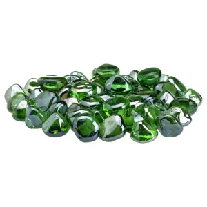 Shamrock Green Luster Zircon Fire Glass