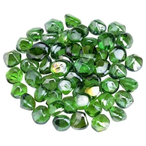 Shamrock Green Luster Zircon Fire Glass
