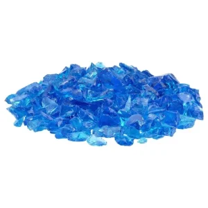 Turquoise Fire Pit Glass – Medium