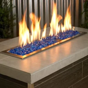 Turquoise Fire Pit Glass – Medium
