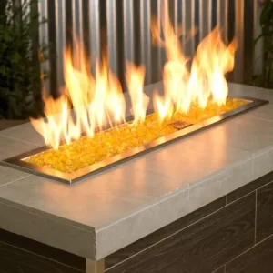 Yellow Fire Pit Glass – Small