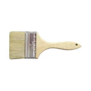 3" White Bristle Chip Brush