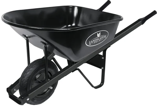 landscapers select wheelbarrow - landscapers select 6 cu. ft. steel wheelbarrow​