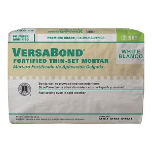 Thin Set | Custom Building Products VersaBond 50 lb. White Fast|Setting Professional Thinset Mortar