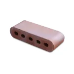 9-Inch Double Bullnose Cored Light Iron Spot Brick