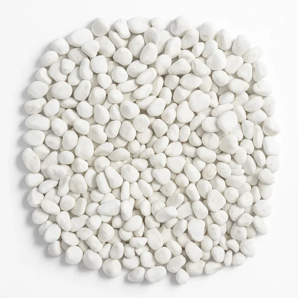 Decorative Rock & Pebbles | 3/8" White Rock