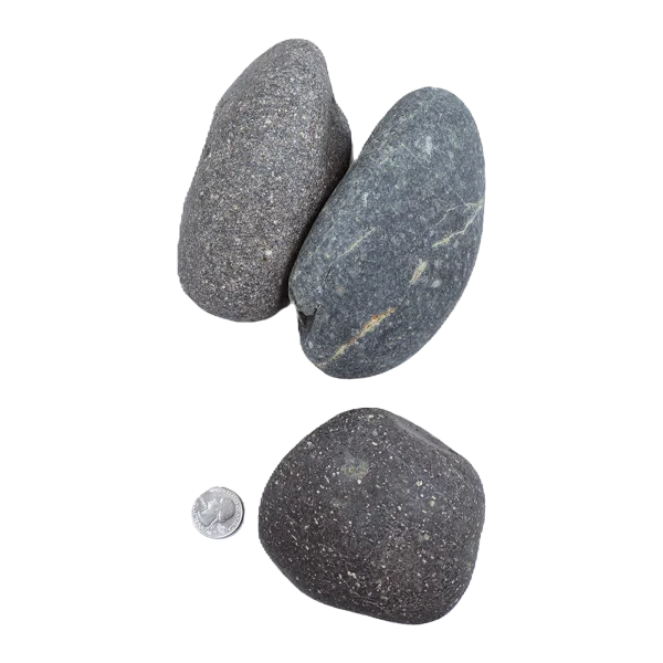 Mexican Beach Pebble 3- 5 Black Mexican Beach Pebble