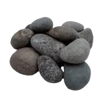 Mexican Beach Pebbles 1- 2 Black Mexican Beach Pebble