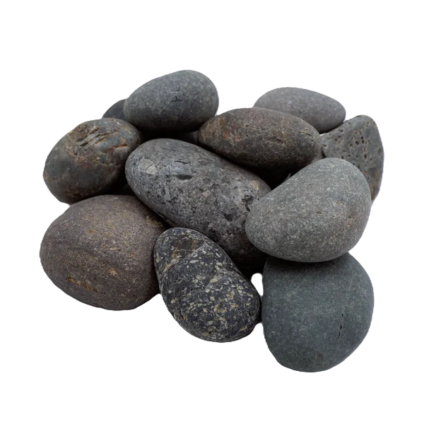 Mexican Beach Pebbles 1- 2 Black Mexican Beach Pebble