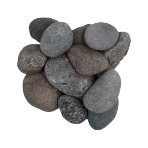 Mexican Beach Pebbles 1- 2 Black Mexican Beach Pebble