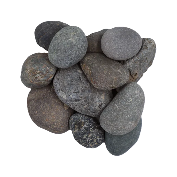 Mexican Beach Pebbles 1- 2 Black Mexican Beach Pebble