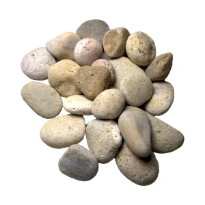 Mexican Beach Pebble | 1/2"- 1" Buff Mexican Beach Pebble