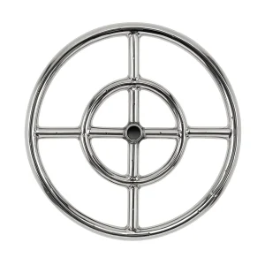 12" Double-Ring Stainless Steel Burner