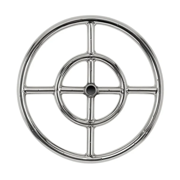 12" Double-Ring Stainless Steel Burner