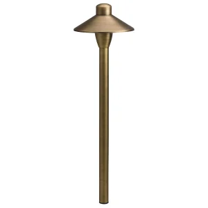 12V 6.75" Landscape Path Light Centennial Brass