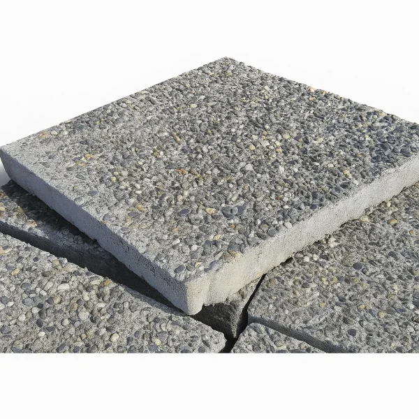 16"x16" Exposed Aggregate Stepping Stone – French Gray