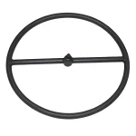 18 Diameter Metal Fire Ring Burner, Single Bar