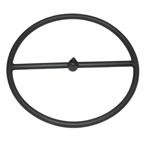 18 Diameter Metal Fire Ring Burner, Single Bar