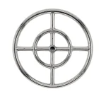 18" Double-Ring Stainless Steel Burner