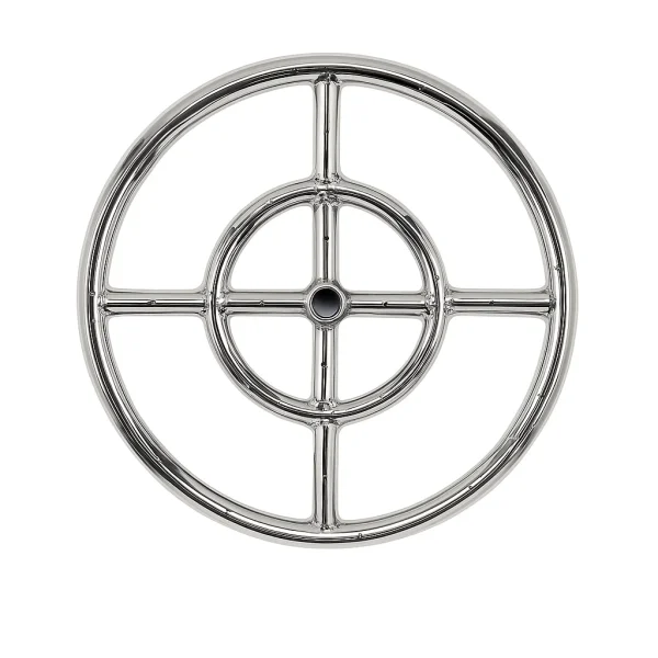 18" Double-Ring Stainless Steel Burner