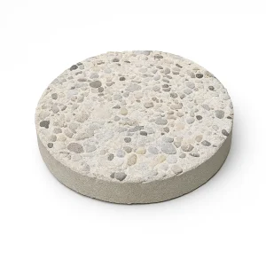 18 Round Exposed Aggregate Stepping Stone – Natural