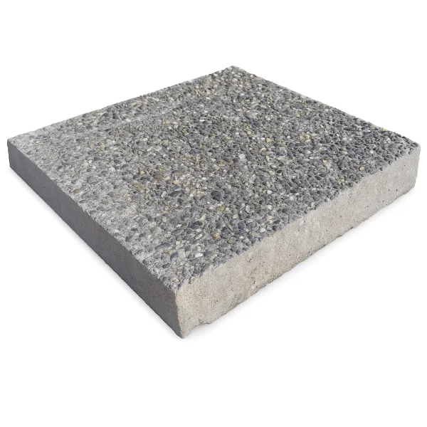 24"x24" Exposed Aggregate Stepping Stone – French Gray