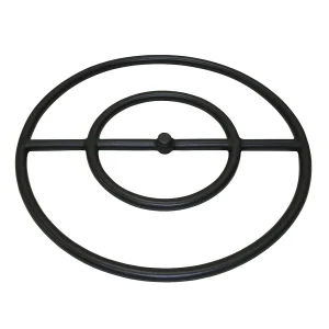 36" Diameter Metal Fire Ring Burner, Double Bar